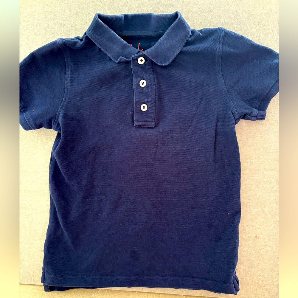 Mini Boden Navy Blue Polo Short Size 7/8